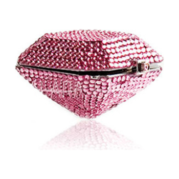 JUDITH LEIBER Pink Crystal