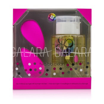 BEAUTYBLENDER Two BB Clean Kit (2x BeautyBlender, 1x Liquid BlenderCleanser 150ml/5oz)